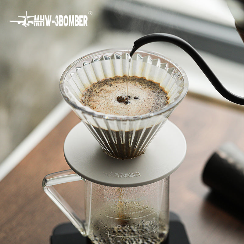 MHW-3BOMBER Elf Glass Dripper Transparent V-01 (1 - 2 Cups)