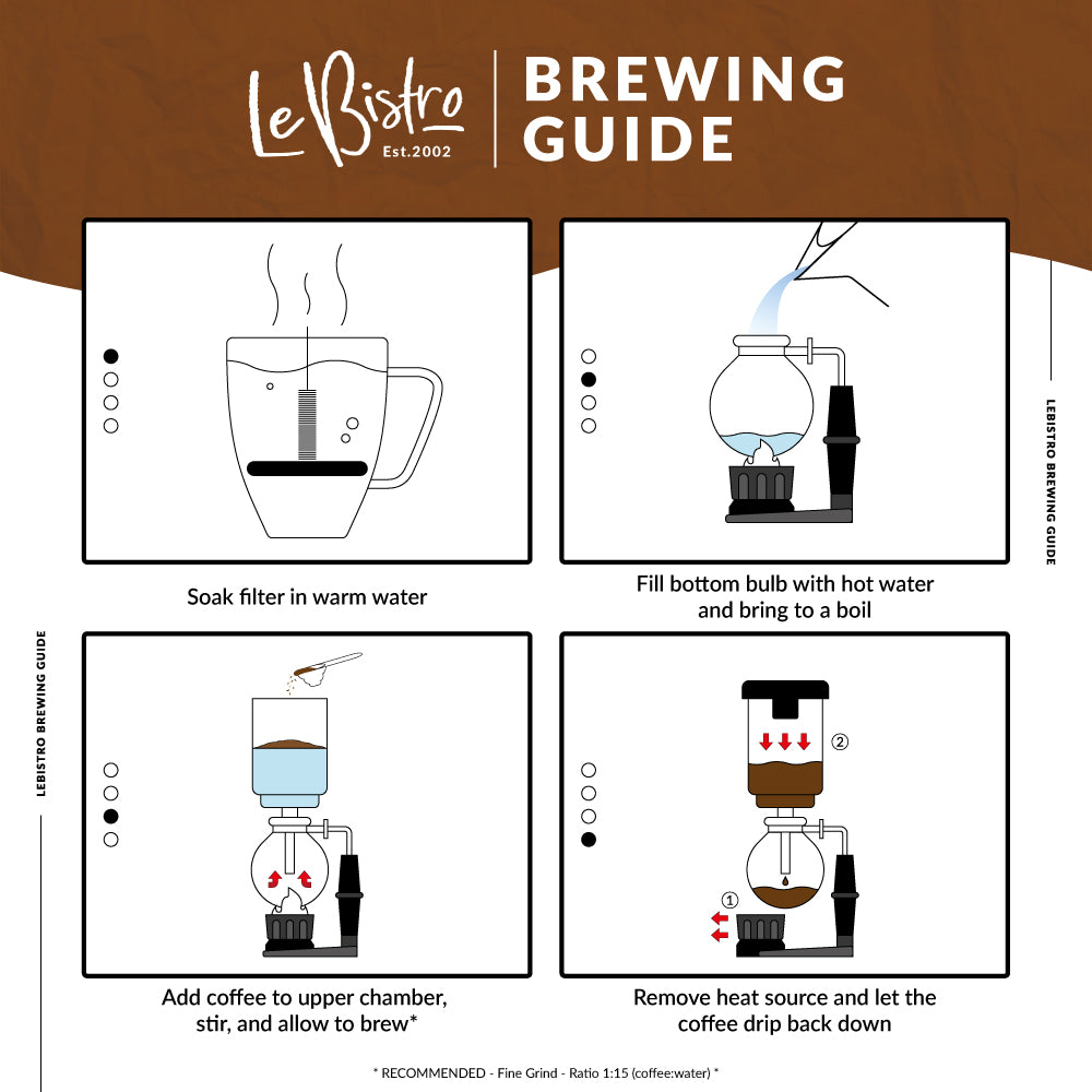 HARIO Coffee Syphon "Technica" Model TCA-2 / TCA-3