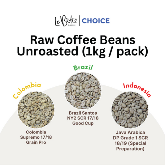 LEBISTRO Raw Coffee Beans Unroasted 1KG