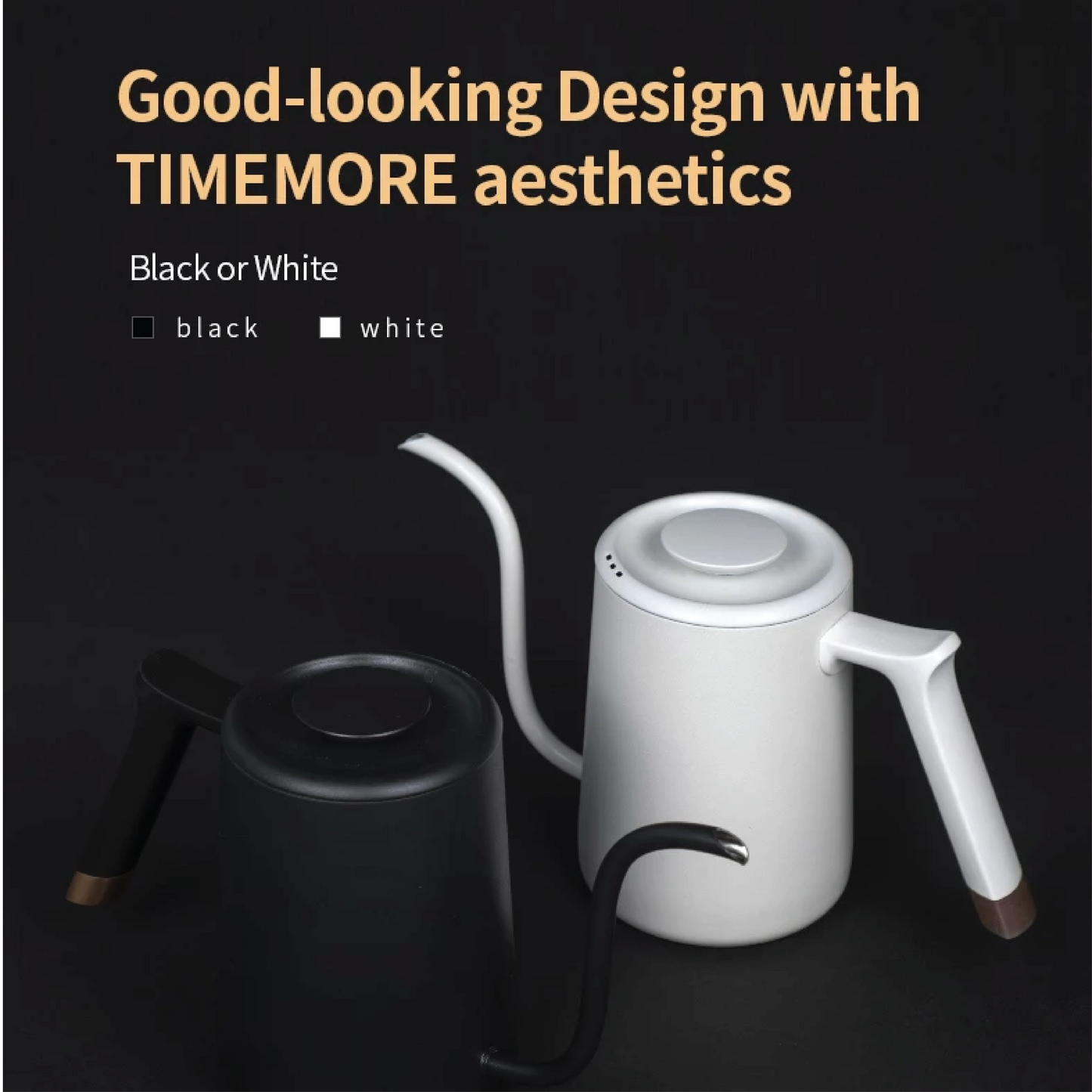 TIMEMORE Fish Pure Pour Over Kettle 700ML