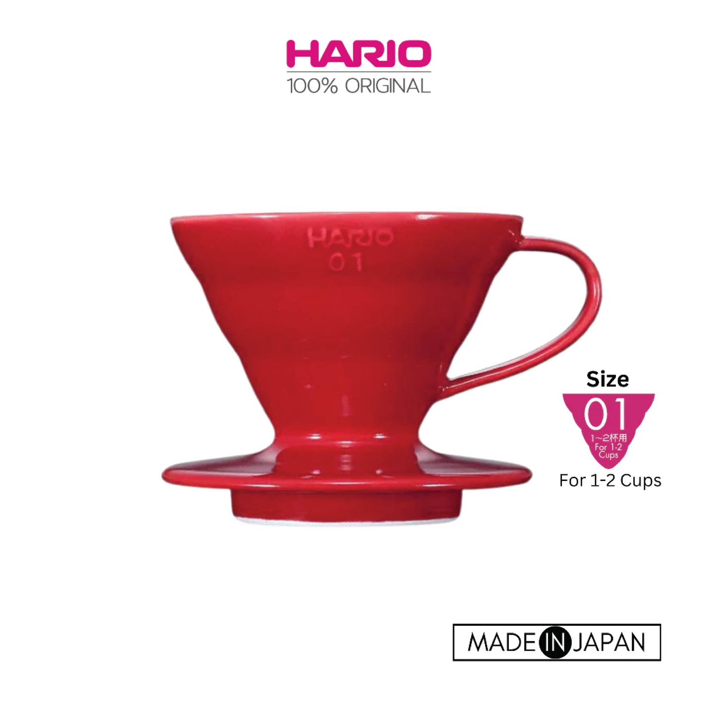 HARIO V60 Ceramic Dripper Coffee Maker 01 / 02