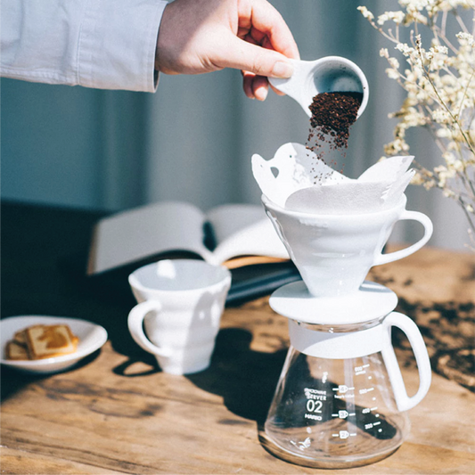 HARIO V60 Ceramic Dripper 02 Set (1 - 4 Cups)