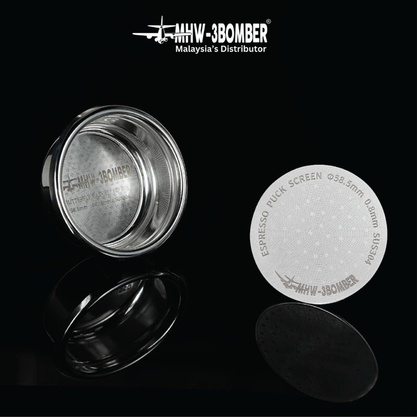 MHW-3BOMBER Espresso Puck Screen 51mm / 53mm / 58.5mm