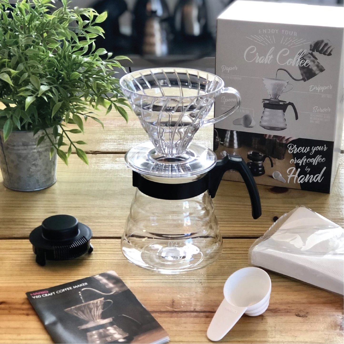 HARIO V60 02 Craft Coffee Dripper Set 700ML