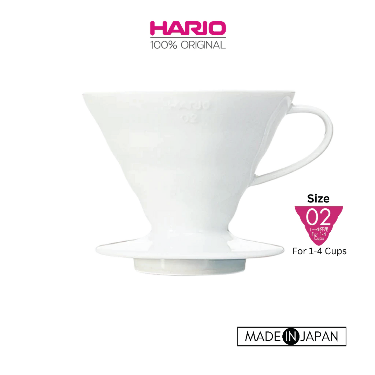 HARIO V60 Ceramic Dripper Coffee Maker 01 / 02