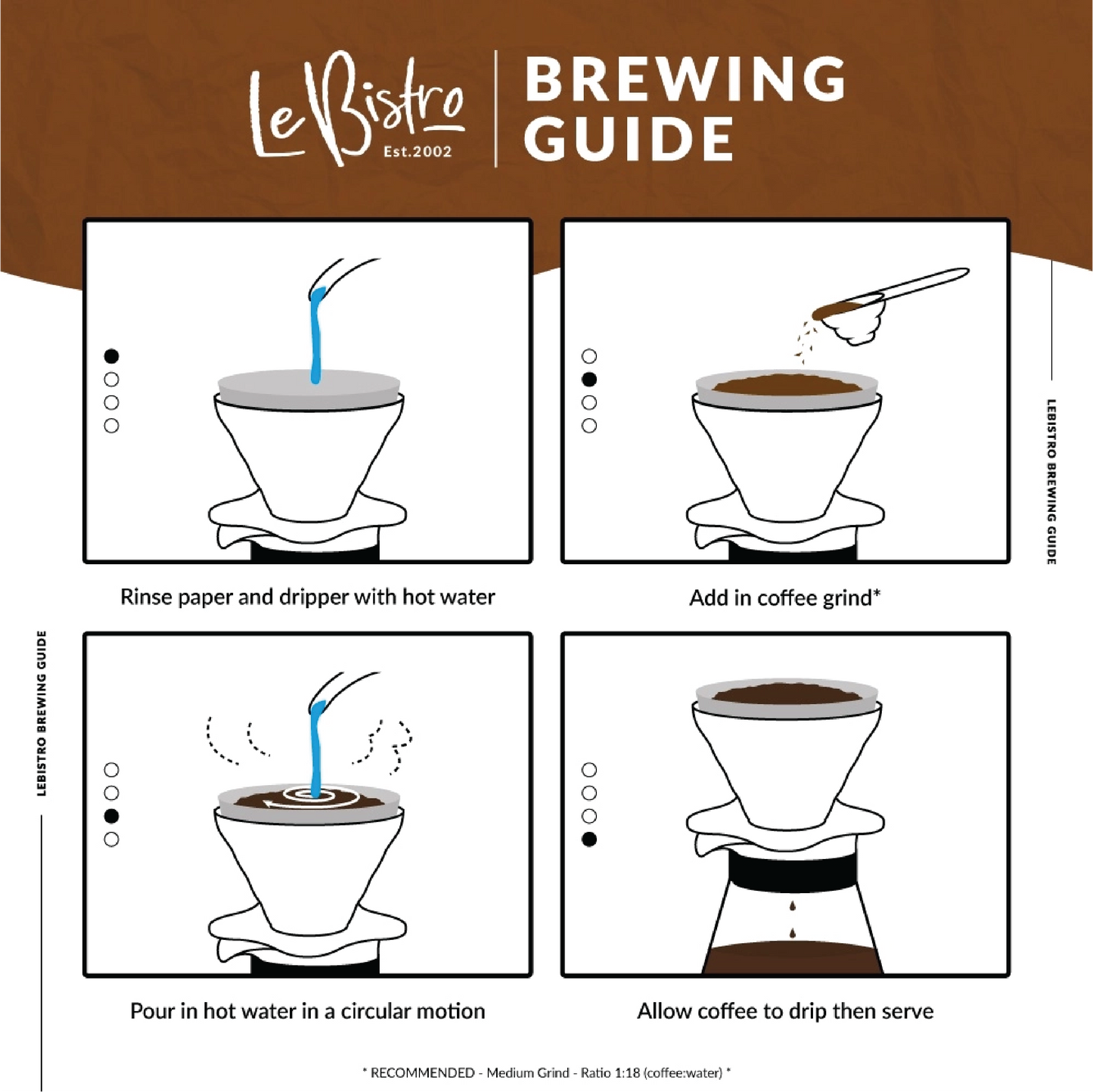 HARIO V60 02 Craft Coffee Dripper Set 700ML