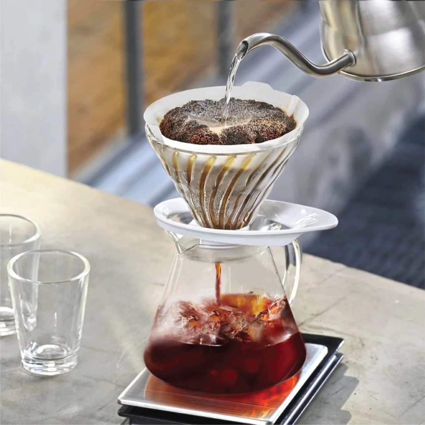 HARIO V60 Glass Dripper Size 01 / 02