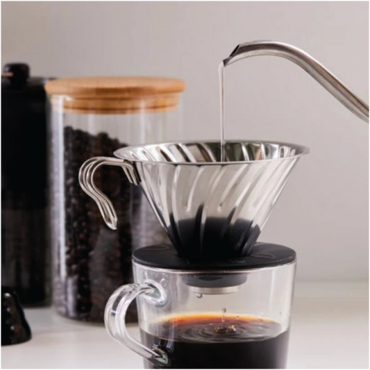 HARIO V60 Metal Dripper Coffee Maker, 02