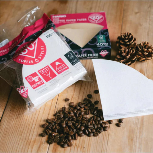 HARIO V60 Filter Paper Size 01 / 02 (40, 100 Sheets)