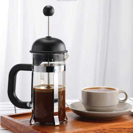 French Press Coffee Maker 350ML (Black / Orange / Bodum Style)