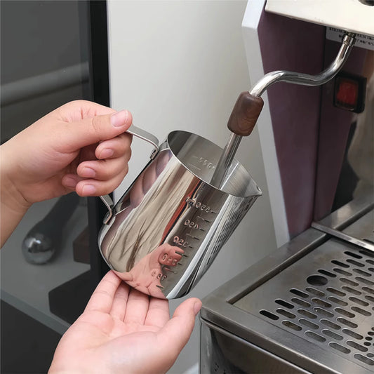 High Quality Espresso Milk Frothing Pitcher, Stainless Steel 350ML / 600ML