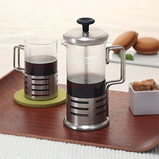 HARIO "Harior Bright" French Press Coffee Maker 300ML (2 Cups)