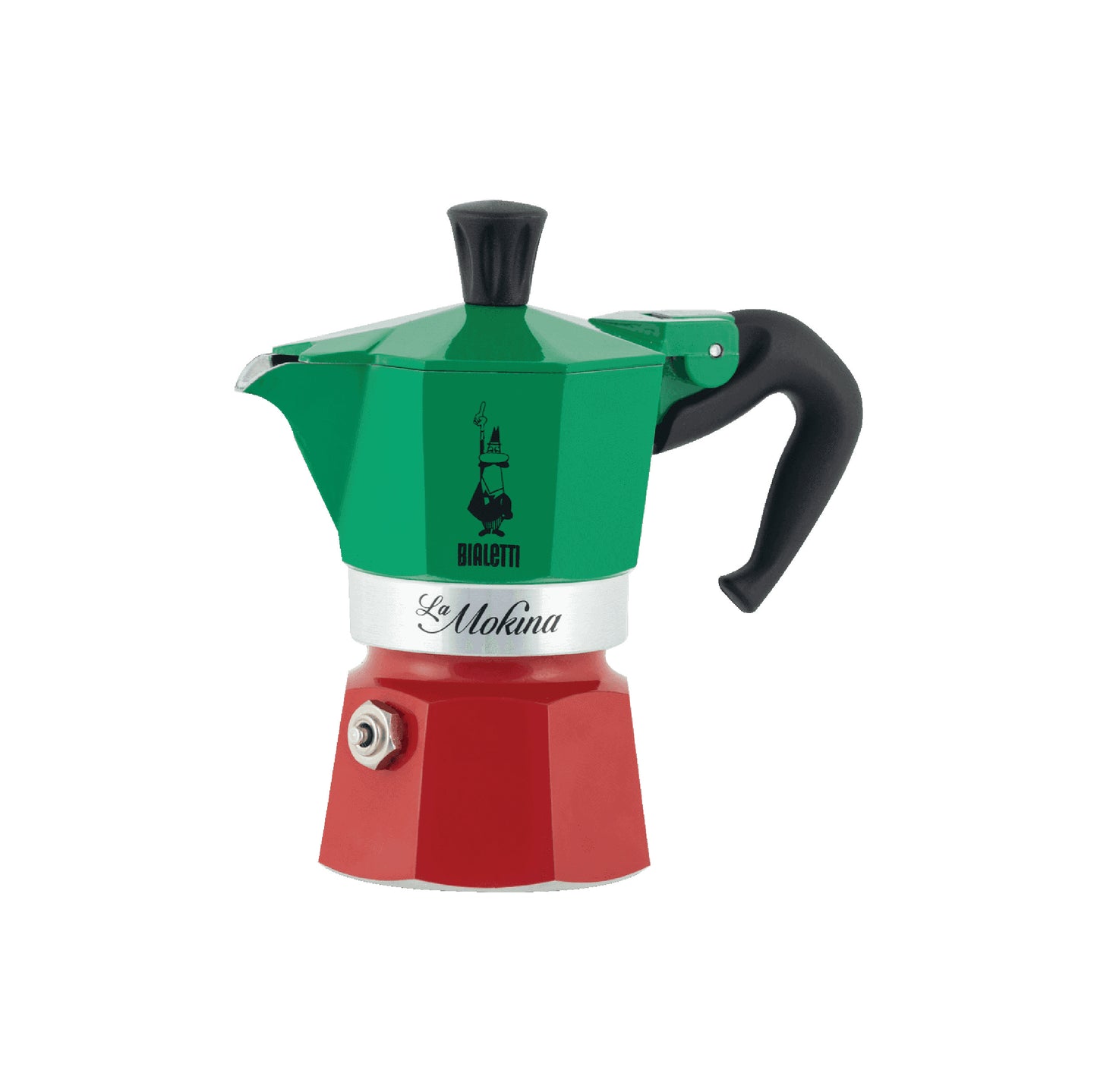 Bialetti Moka Italia Moka Pot Espresso Coffee Maker 3 Cups 130ML