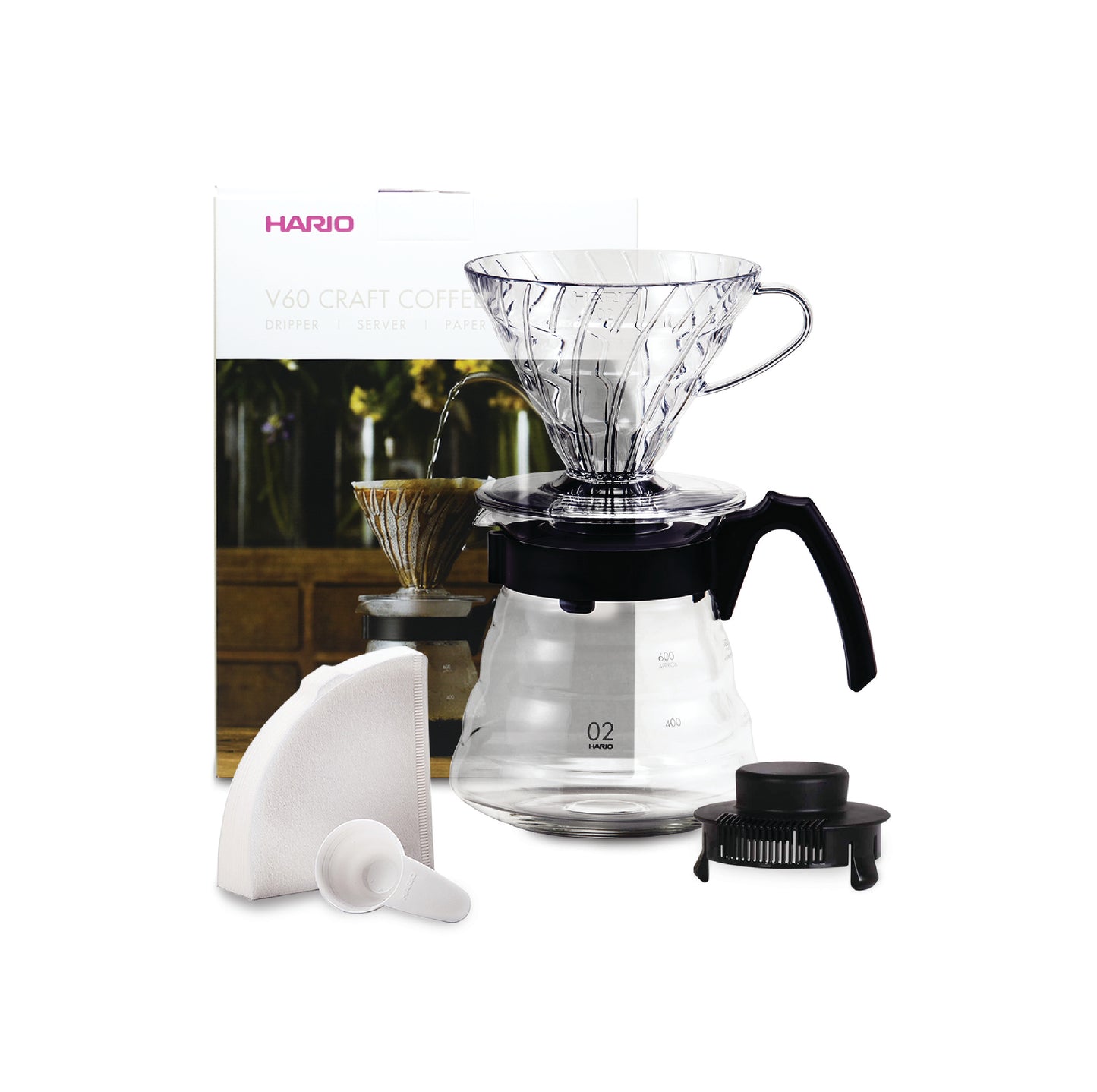 HARIO V60 02 Craft Coffee Dripper Set 700ML