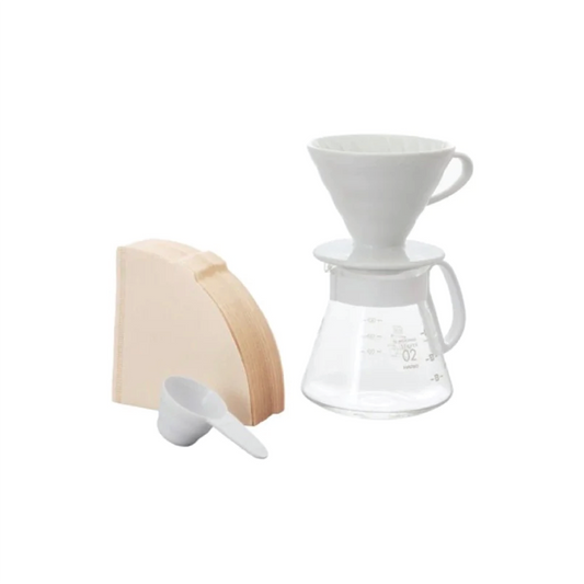 HARIO V60 Ceramic Dripper 02 Set (1 - 4 Cups)