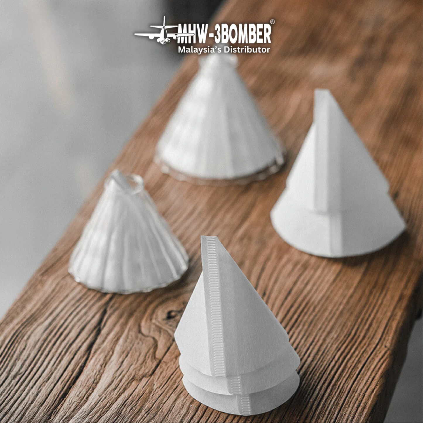 MHW-3BOMBER V60 Paper Filter, Size 01 / 02, Box Pack (100 Pieces)