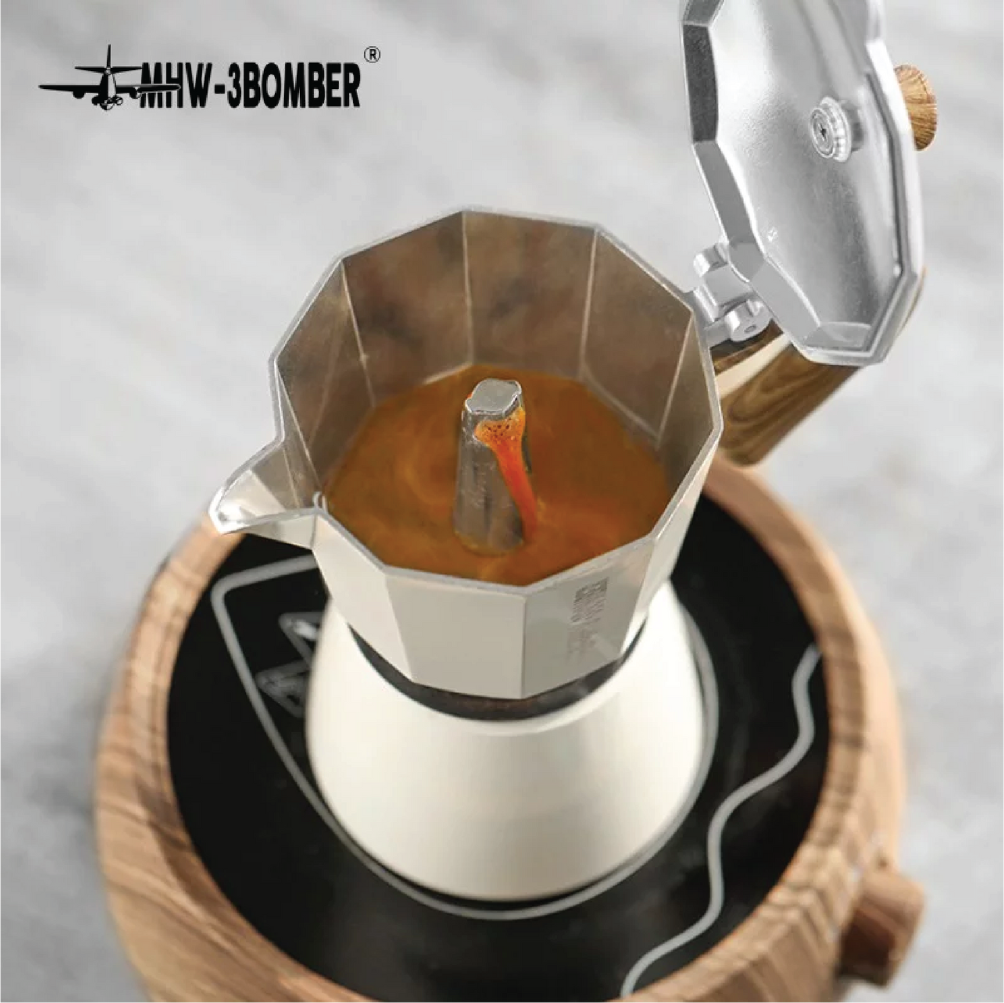 MHW-3BOMBER Moka Pot (Bialeti Compatible)