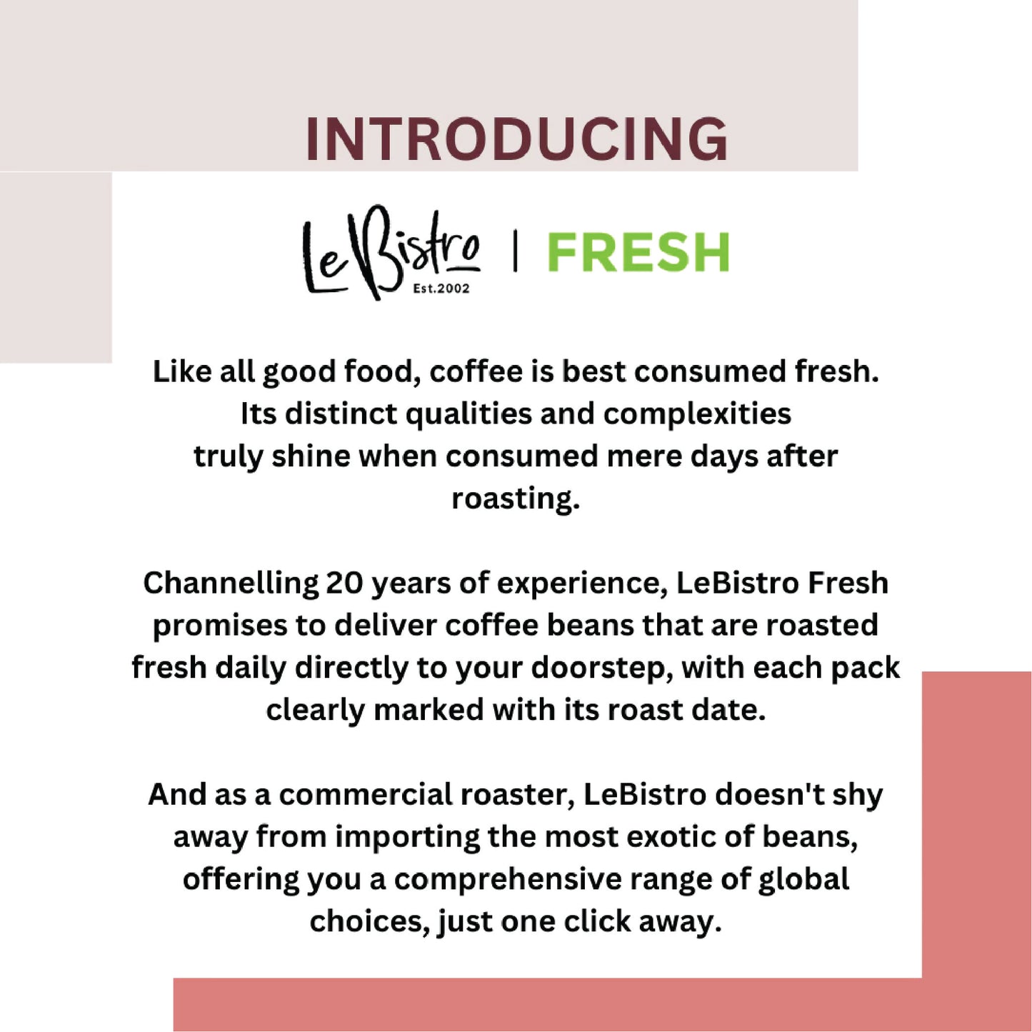 LEBISTRO Select India Arabica