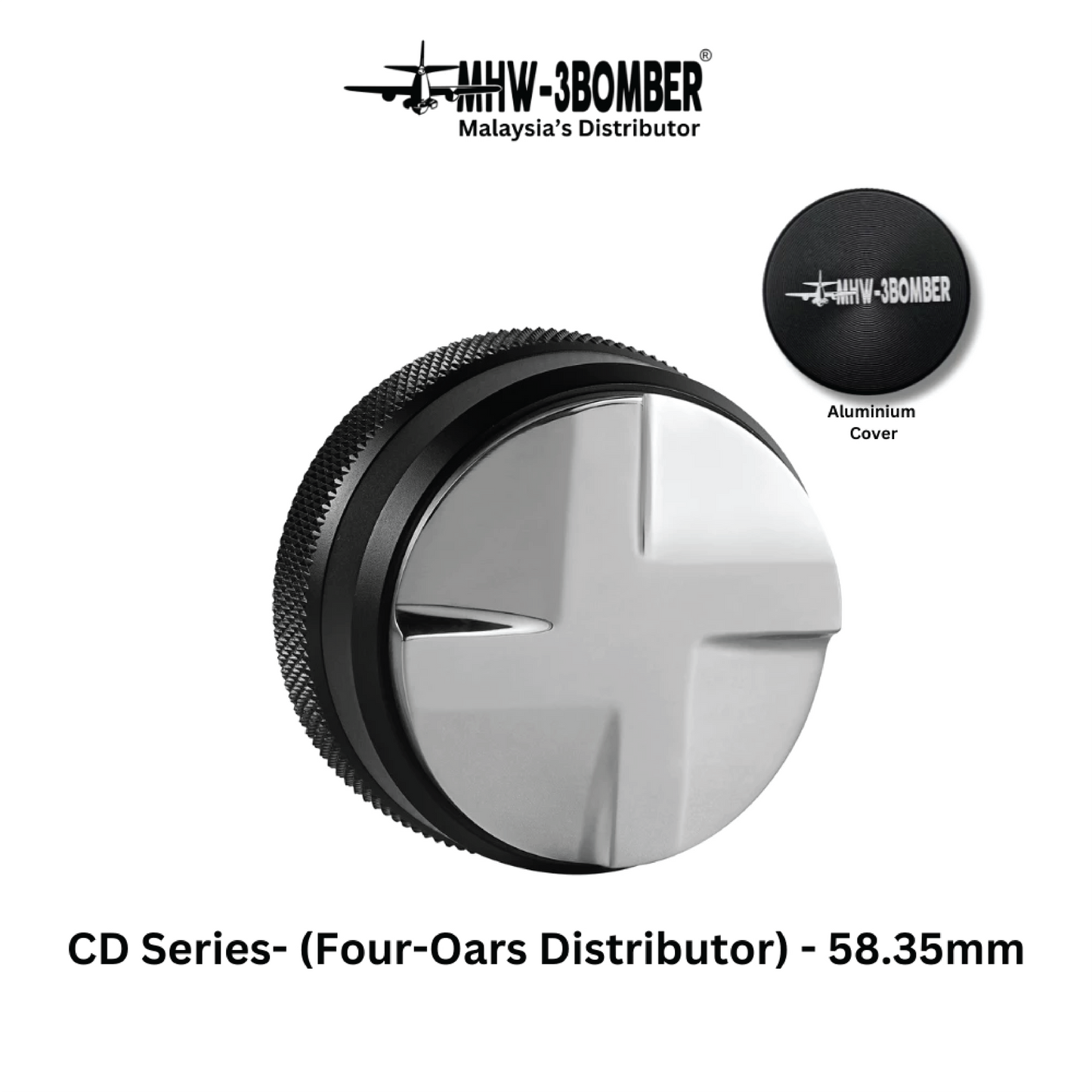 MHW-3BOMBER Coffee CD-Texture Series Distributor, 4 Oars, 58.35mm