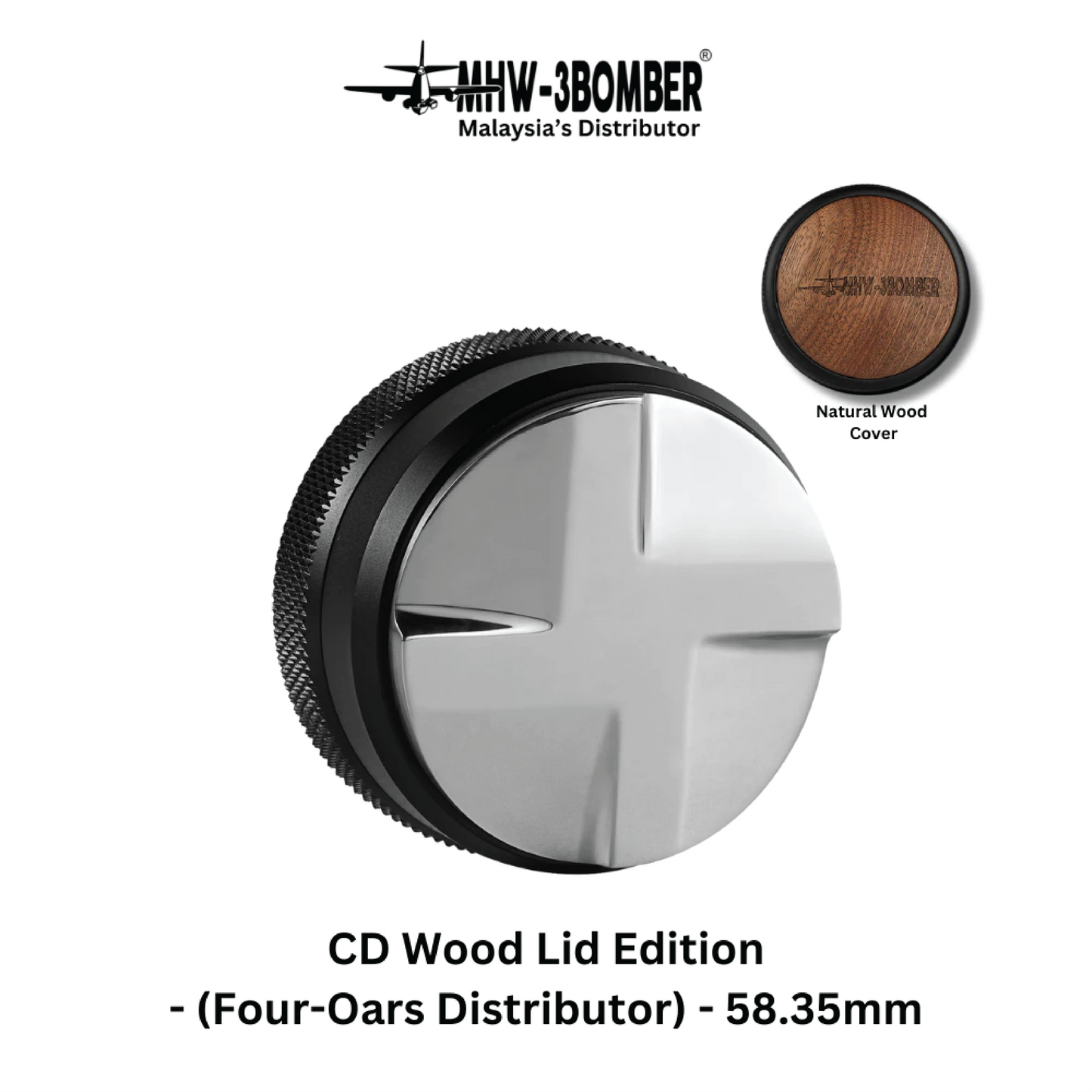 MHW-3BOMBER Coffee CD-Texture Series Distributor, 4 Oars, 58.35mm