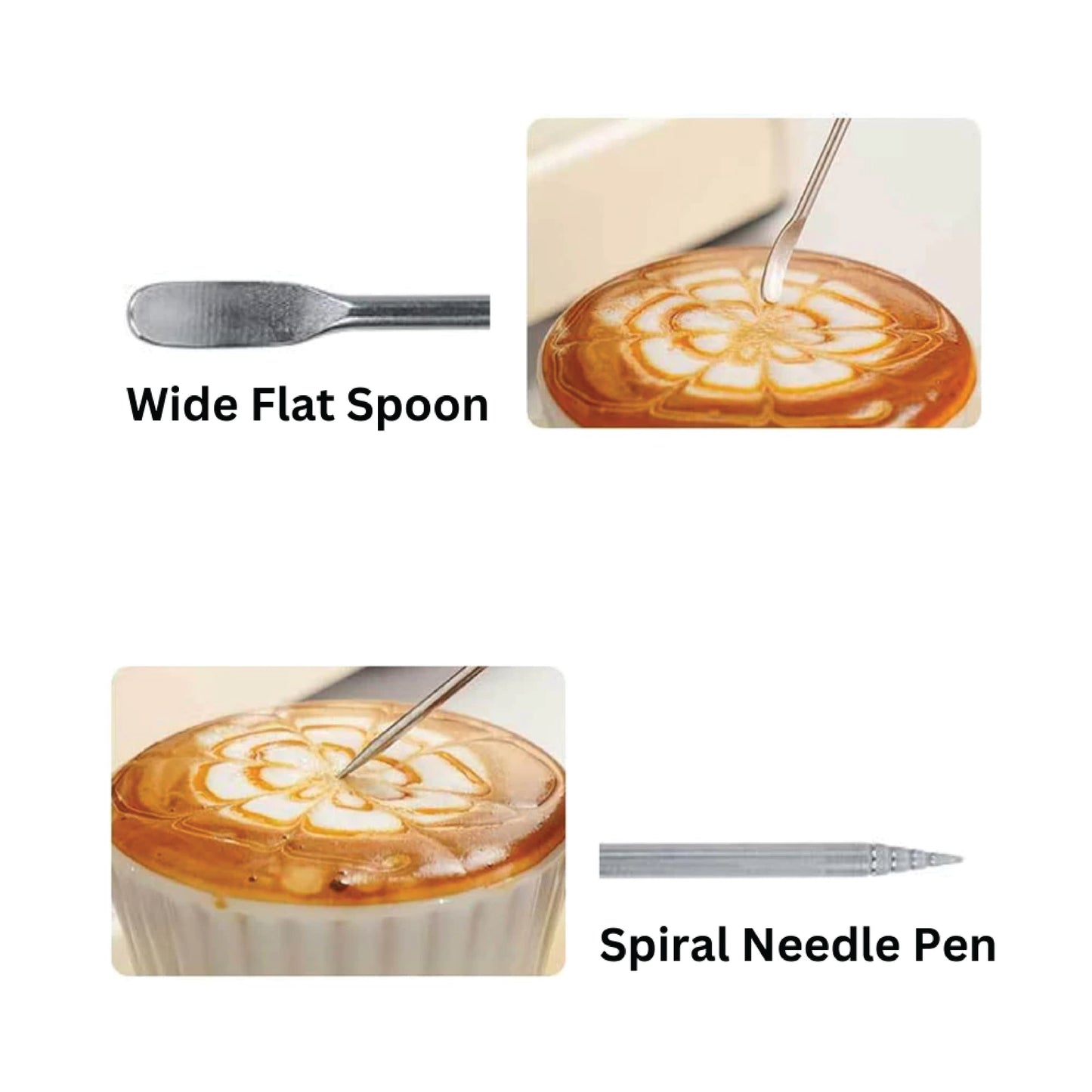 Espresso Coffee Latte Art Etching Needle