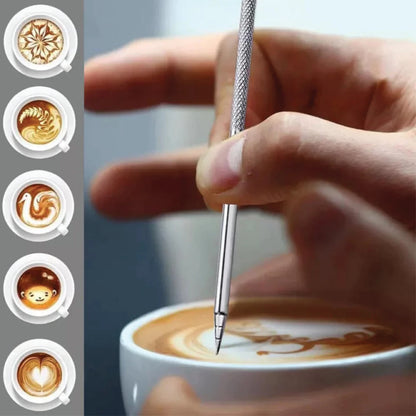Espresso Coffee Latte Art Etching Needle