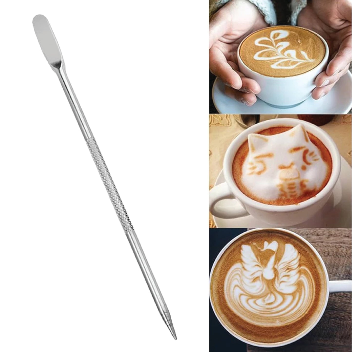 Espresso Coffee Latte Art Etching Needle