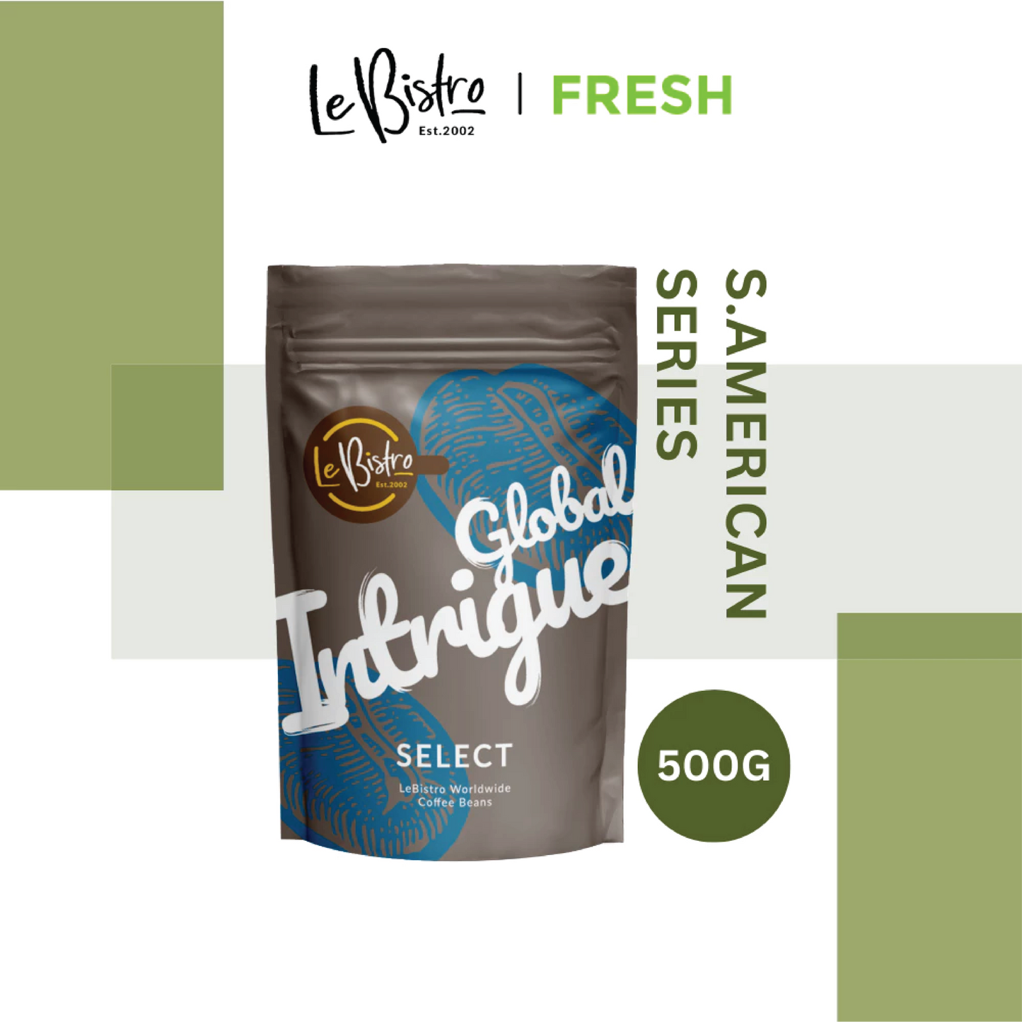 LEBISTRO Select S. American Series 500g (Brazil, Colombia and Honduras)